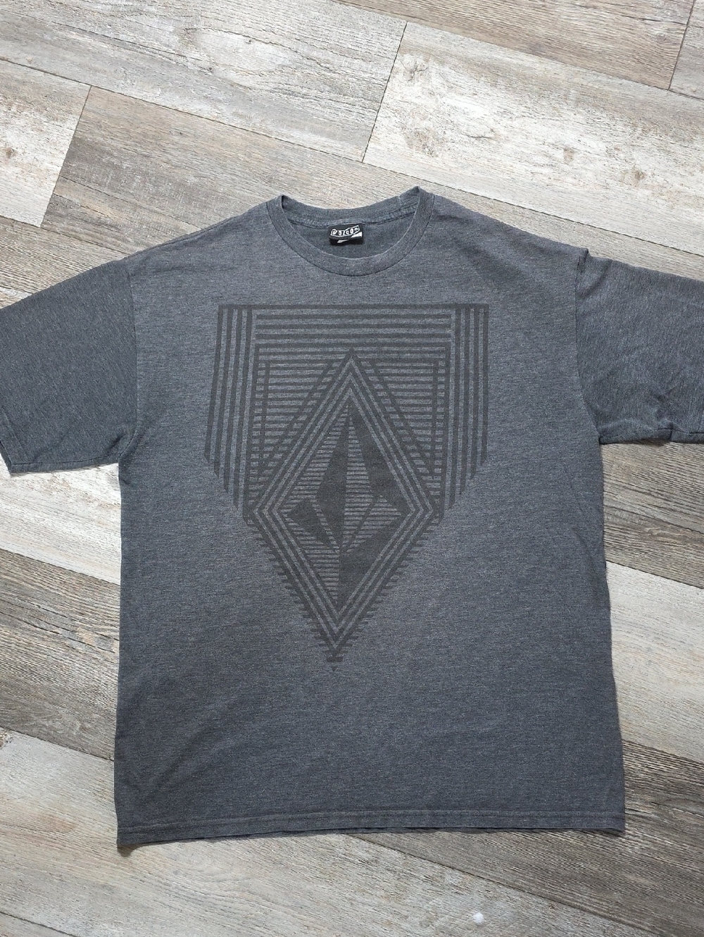 Volcom Men's Y2K Vintage Geometric Graphic Tee Shirt Sz Lg